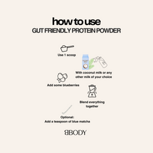 Afbeelding in Gallery-weergave laden, Bbody | Gut friendly protein powder vanilla
